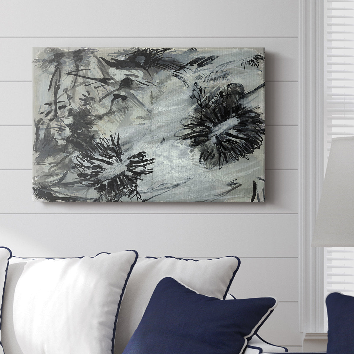 Black & White Chinois I - Canvas Art Print