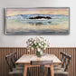The Fjord, Near Christiania, 1893 - Floater Framed Canvas Print