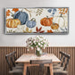 Autumn Pumpkins - Floater Framed Canvas Print