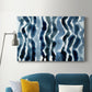 True Blue Wave I Premium Gallery Wrapped Canvas - Ready to Hang