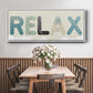 Relax Your Body - Floater Framed Canvas Print