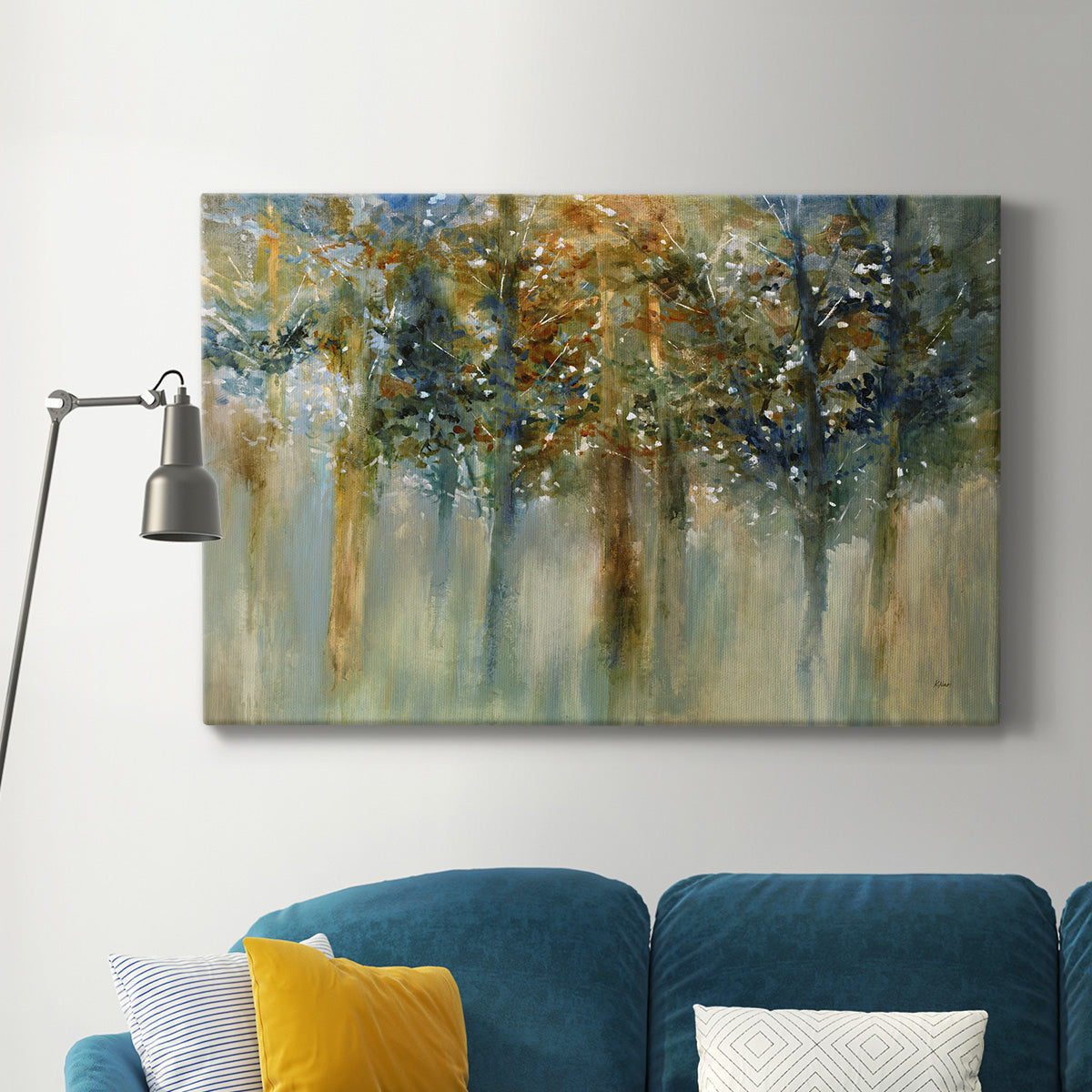 Rustic Leaves II Premium Gallery Wrapped Canvas - Ready to Hang