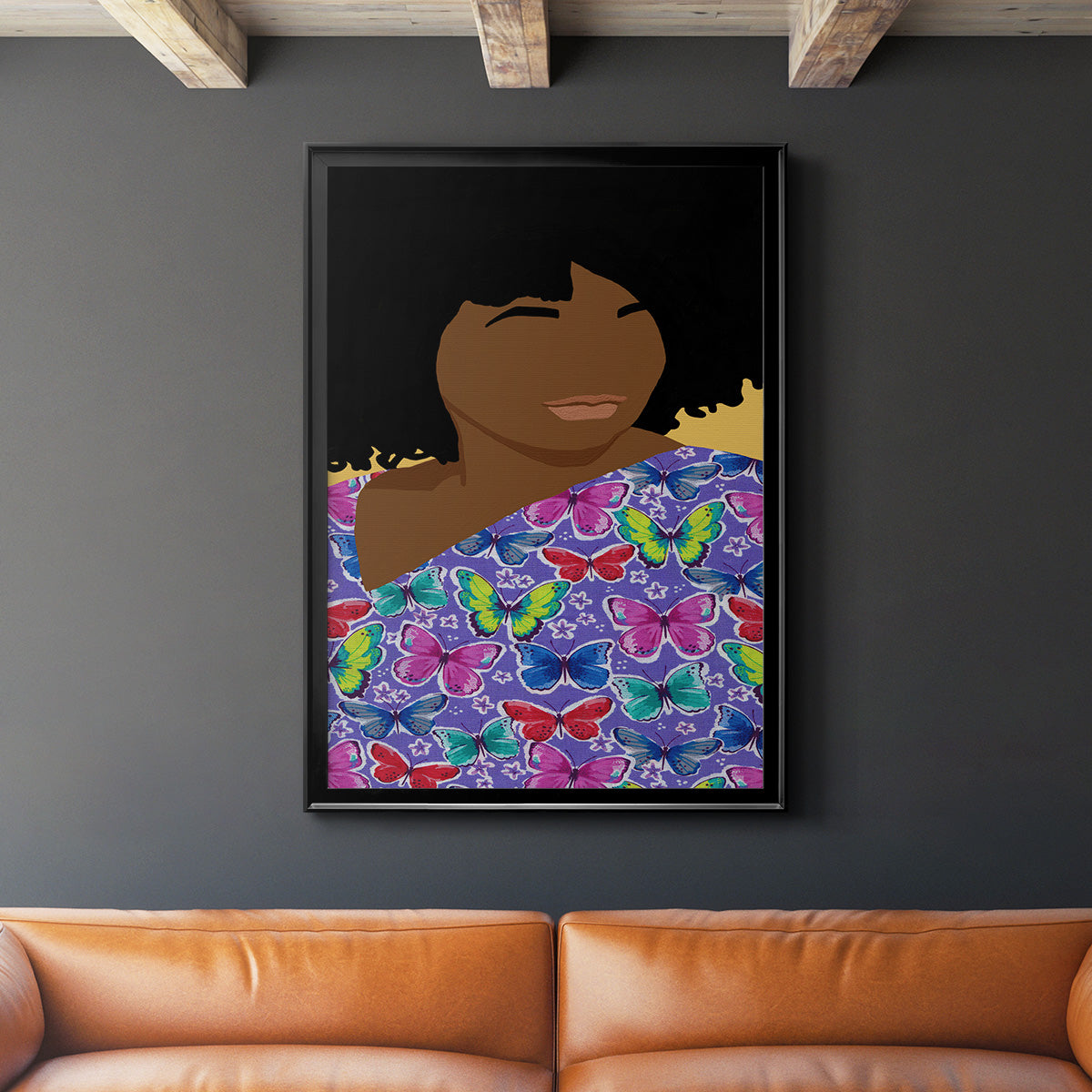 Care Giver II - Modern Framed Canvas Print