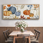 Autumn Pumpkins - Floater Framed Canvas Print