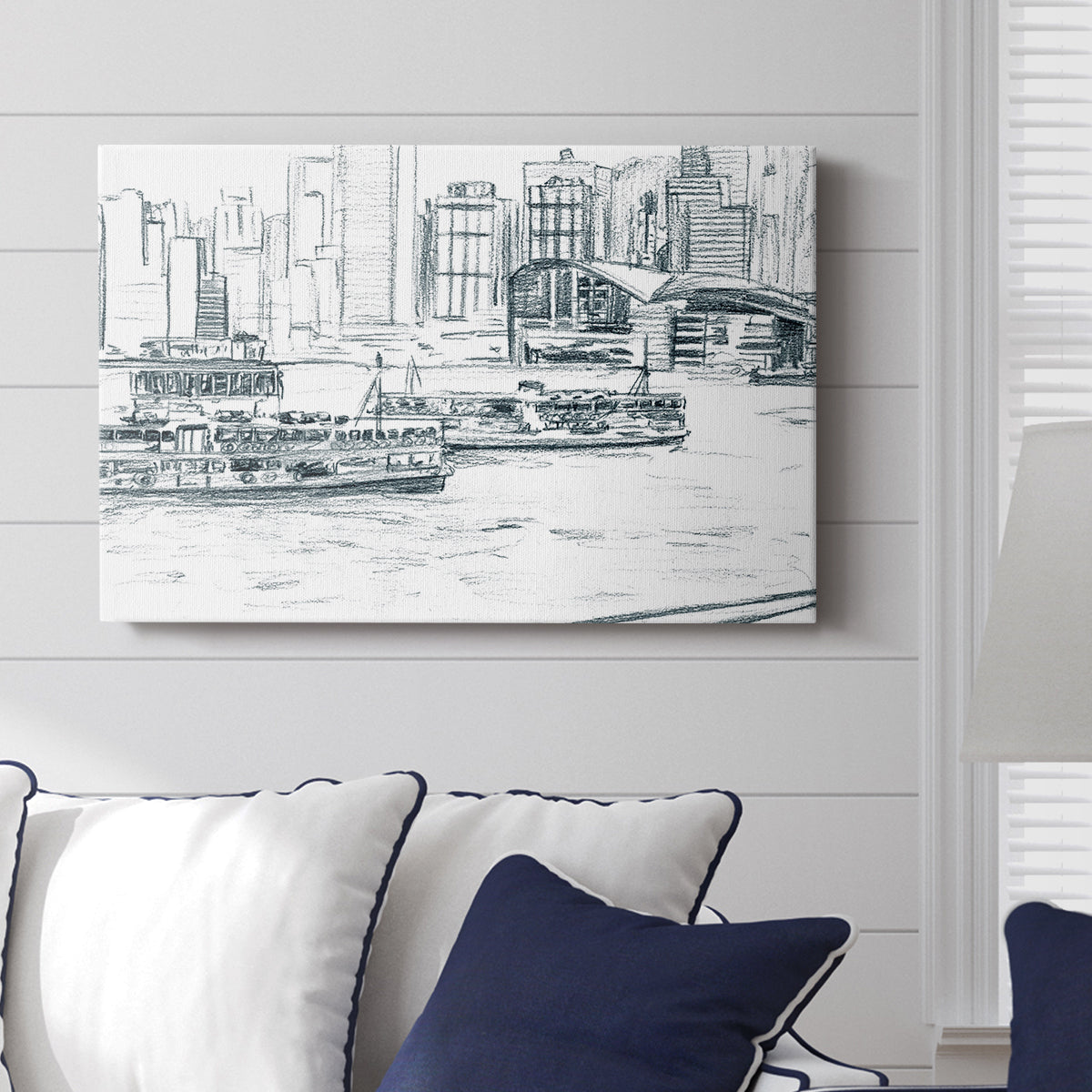 Ferryboats I - Canvas Art Print