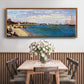 Regatta at Sainte Adresse - Floater Framed Canvas Print