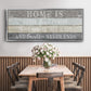 Home Is Where - Floater Framed Canvas Print