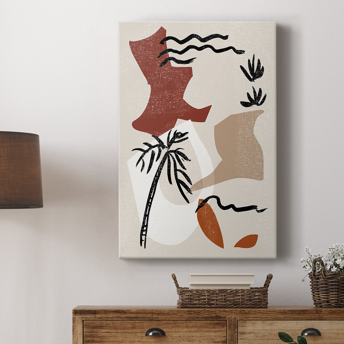 Soft Palms II - Canvas Art Print