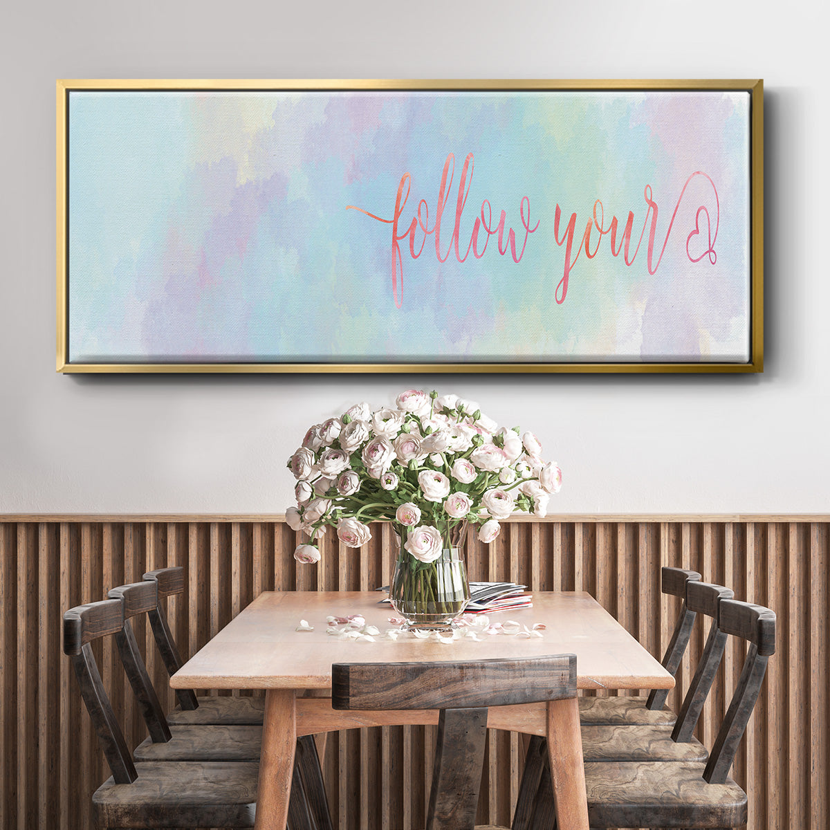 Follow Your - Floater Framed Canvas Print
