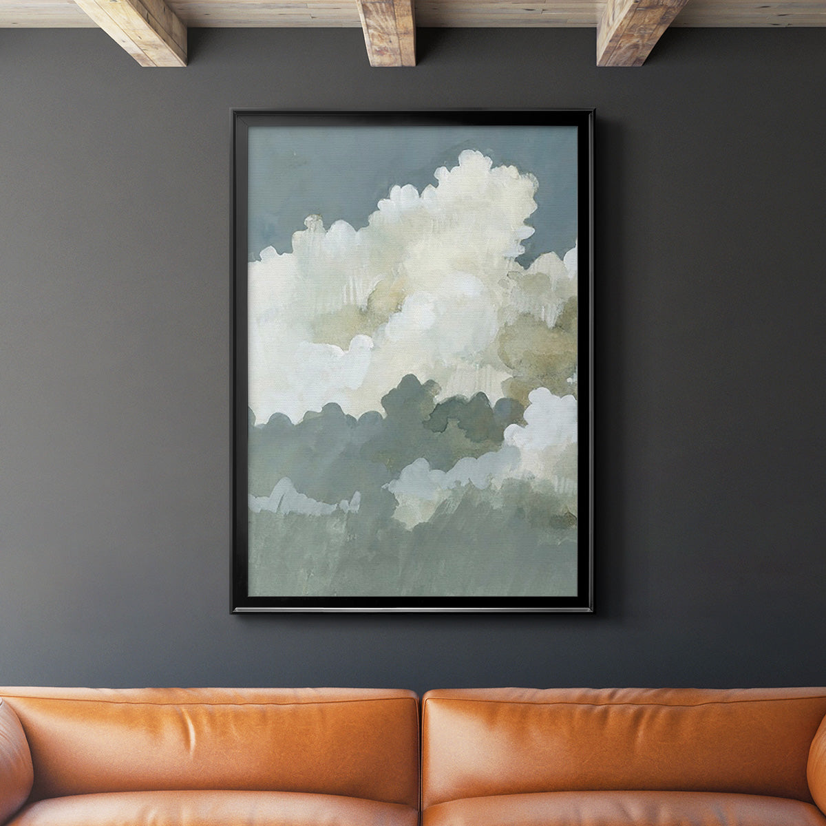 Big Clouds I -  Framed Canvas Print