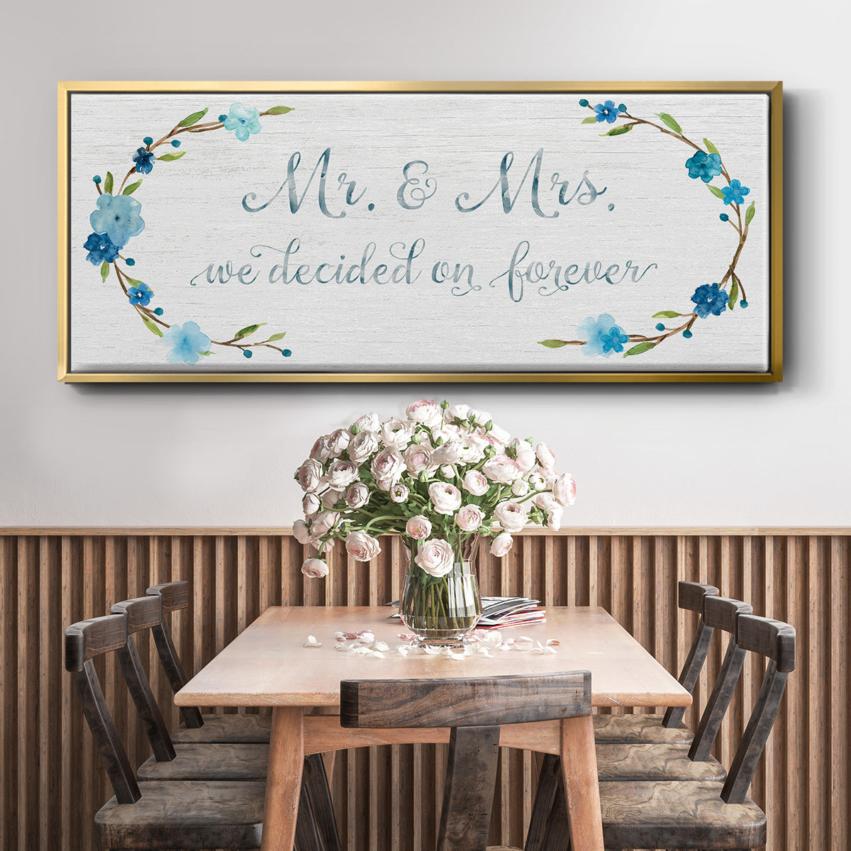Forever - Floater Framed Canvas Print