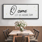 O Come - Floater Framed Canvas Print