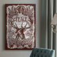 Red Wood Peace Premium Gallery Wrapped Canvas - Ready to Hang