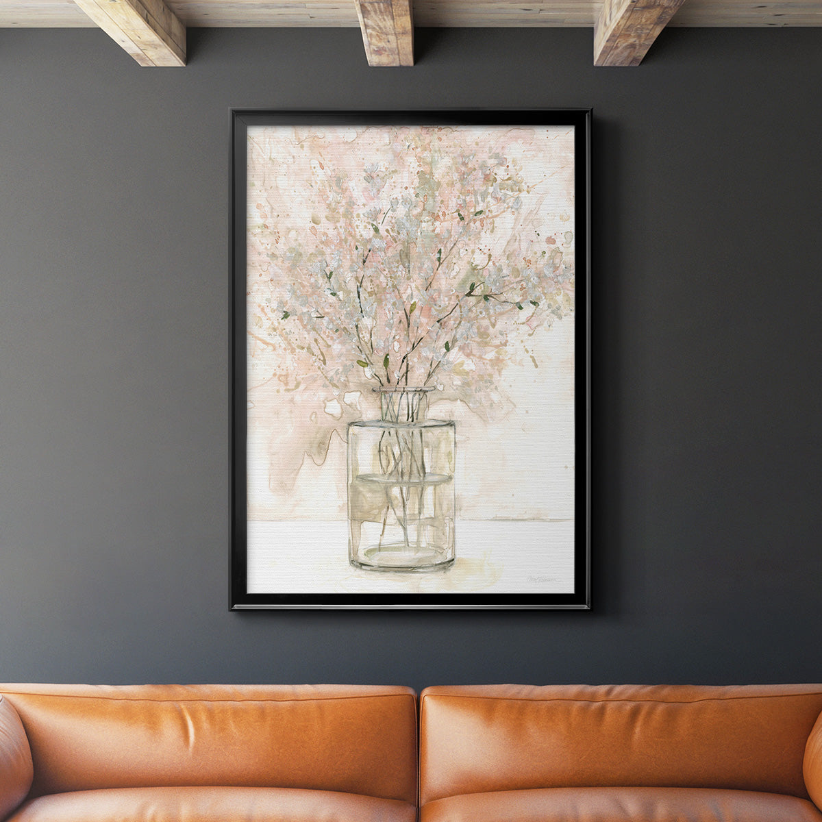 Delicate Arrangement I - Modern Framed Canvas Print