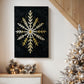 Soft Linen Midwinter Village - Canvas Art Print