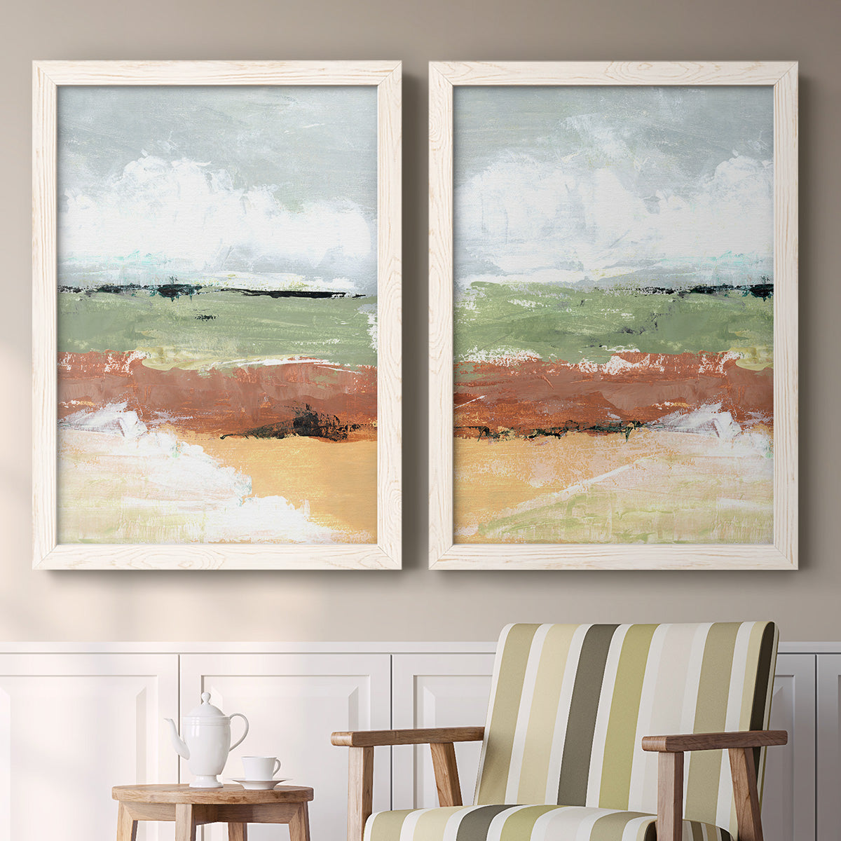 Quiet Prarie Grove I - Premium Framed Canvas - Ready to Hang