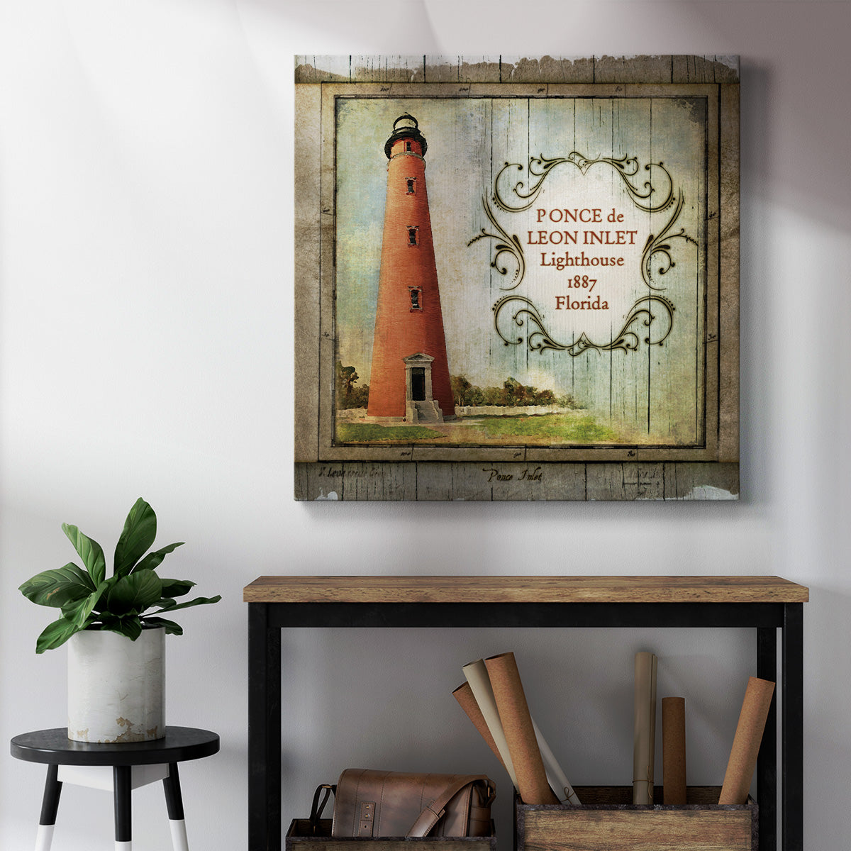 Florida Lighthouse VIII-Premium Gallery Wrapped Canvas - Ready to Hang