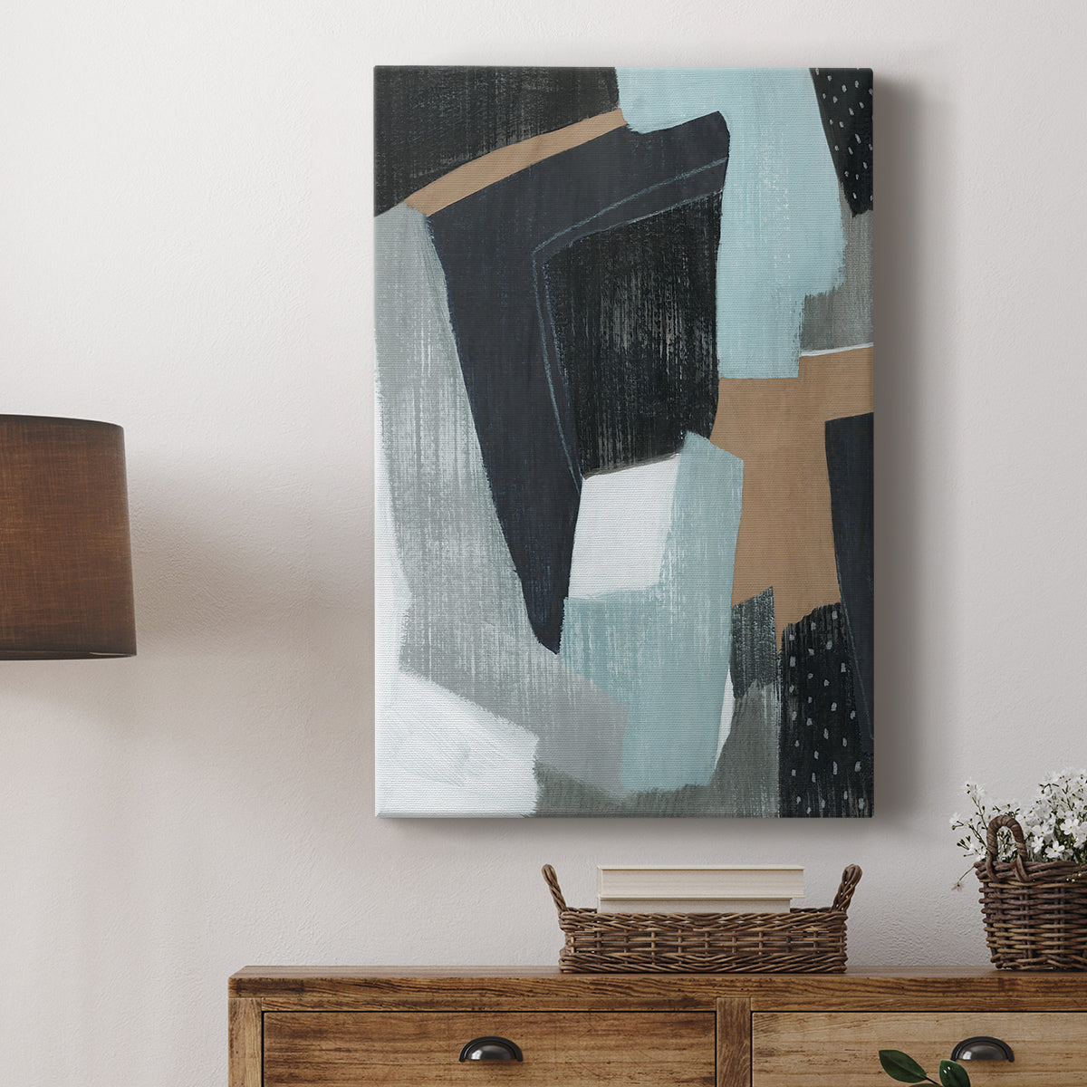 Tangerine Lagoon II - Canvas Art Print
