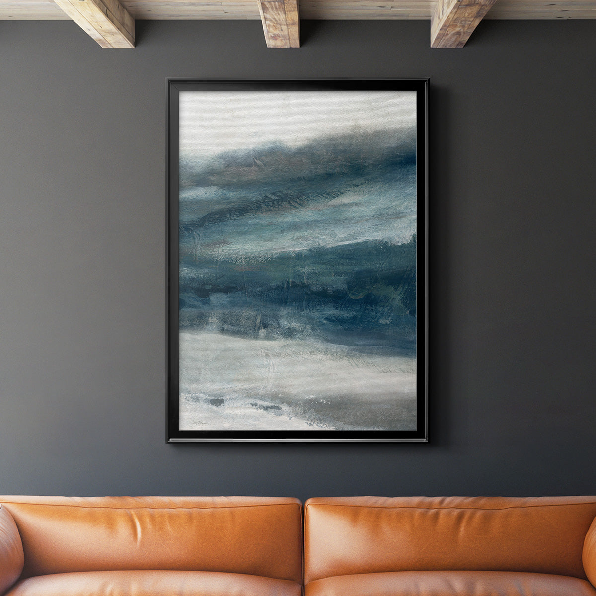 Private Inlet II - Modern Framed Canvas Print