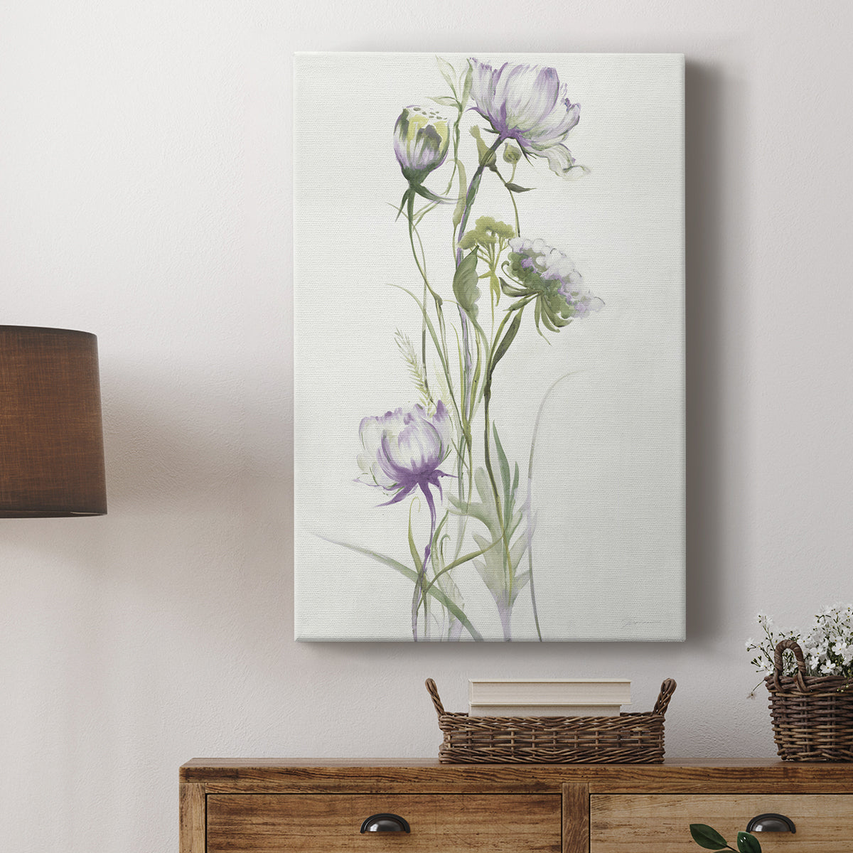 Late Summer Wildflowers I - Canvas Art Print