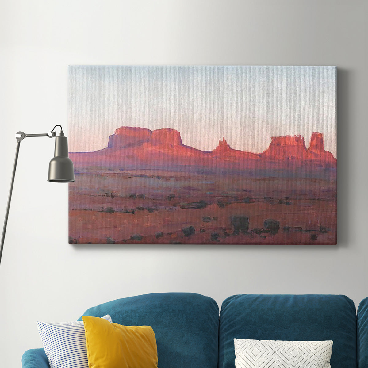 Red Rocks at Dusk II Premium Gallery Wrapped Canvas - Ready to Hang