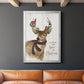 All Roads Lead Home Deer - Modern Framed Canvas Print