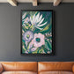 Purple Jungle Garden II - Modern Framed Canvas Print