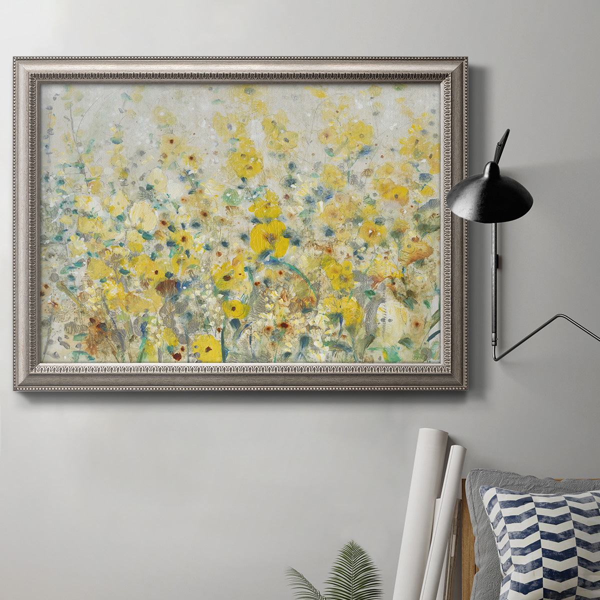 Bright Botany I Premium Framed Canvas- Ready to Hang