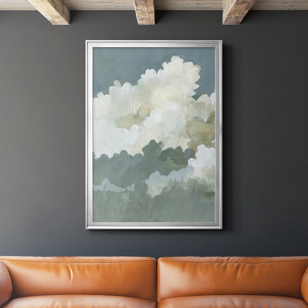 Big Clouds I -  Framed Canvas Print