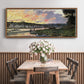 The Seine at Bougival in the Evening, 1870 - Floater Framed Canvas Print