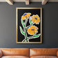 Pop Flowers I - Modern Framed Canvas Print