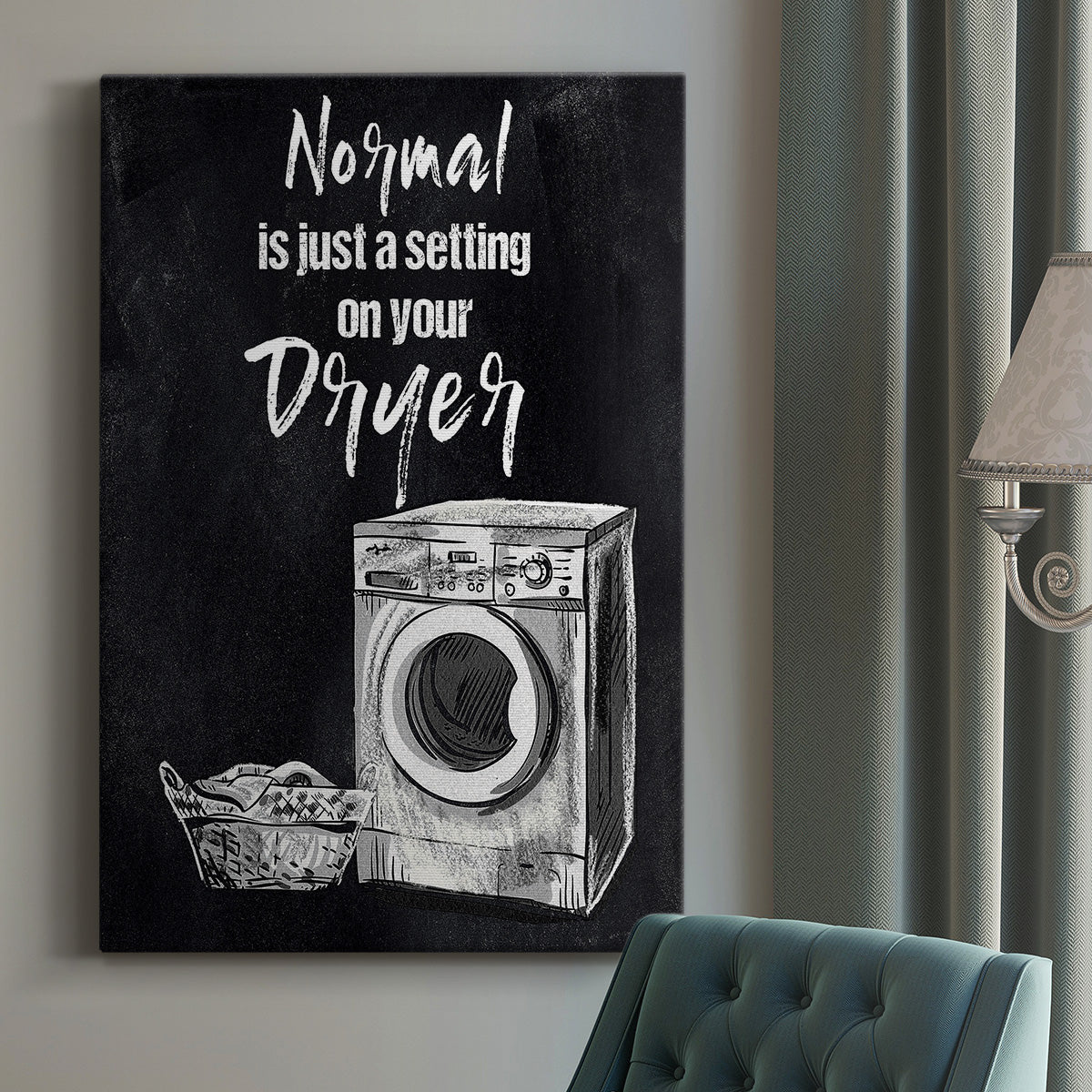 Normal Is Just A Setting - Canvas Art Print