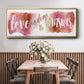 Love is the Answer - Floater Framed Canvas Print