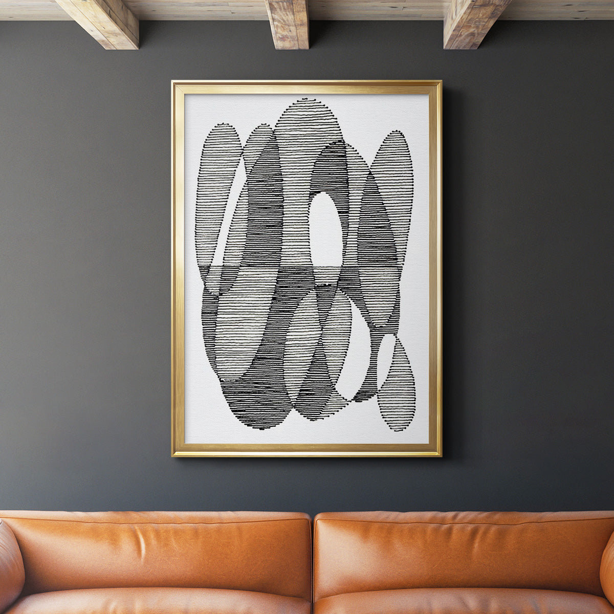 Opposite Day I - Modern Framed Canvas Print