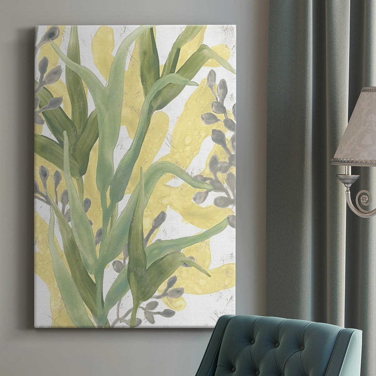 Sea Grass Fresco II Premium Gallery Wrapped Canvas - Ready to Hang