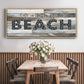 Better at the Beach - Floater Framed Canvas Print
