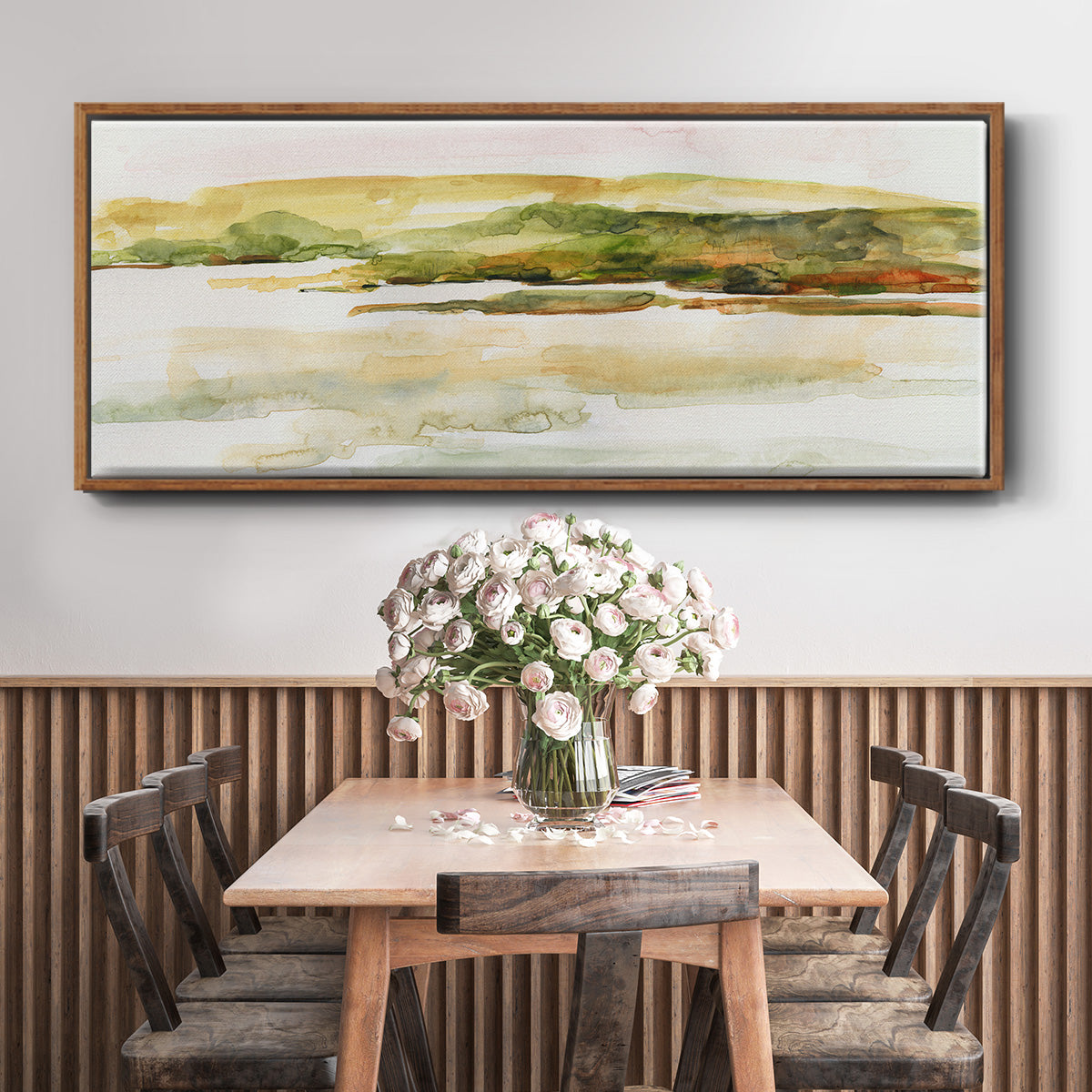 Coastal Morning - Floater Framed Canvas Print