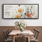 Full Bloom Verse - Floater Framed Canvas Print