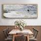 The Sea at Le Havre, 1868 - Floater Framed Canvas Print
