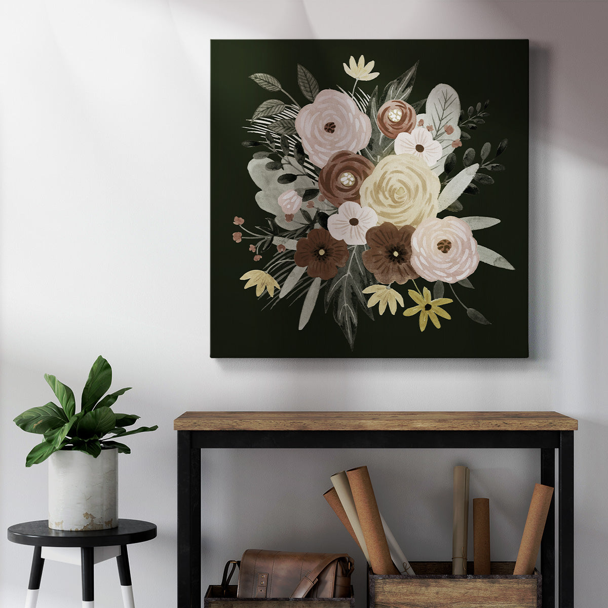 Earthy Bouquet I - Canvas Art Print