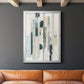 Paper Strata II - Modern Framed Canvas Print