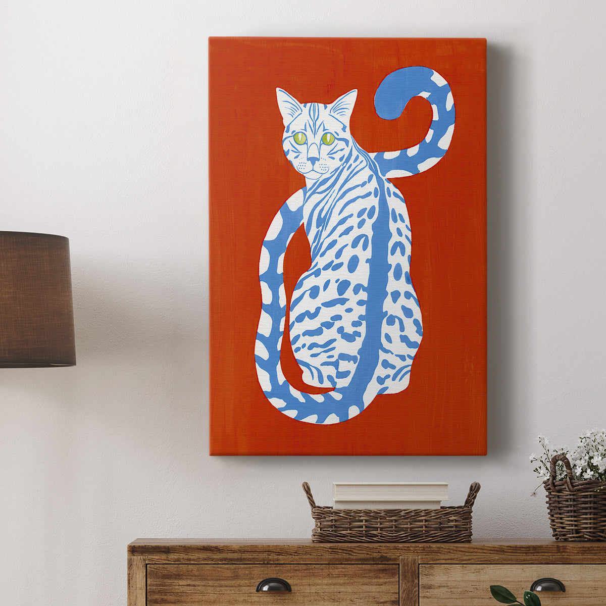 Complementary House Cat II - Canvas Art Print