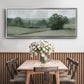 Soft Green Landscape II - Floater Framed Canvas Print