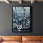 Edmonds Marina - Modern Framed Canvas Print