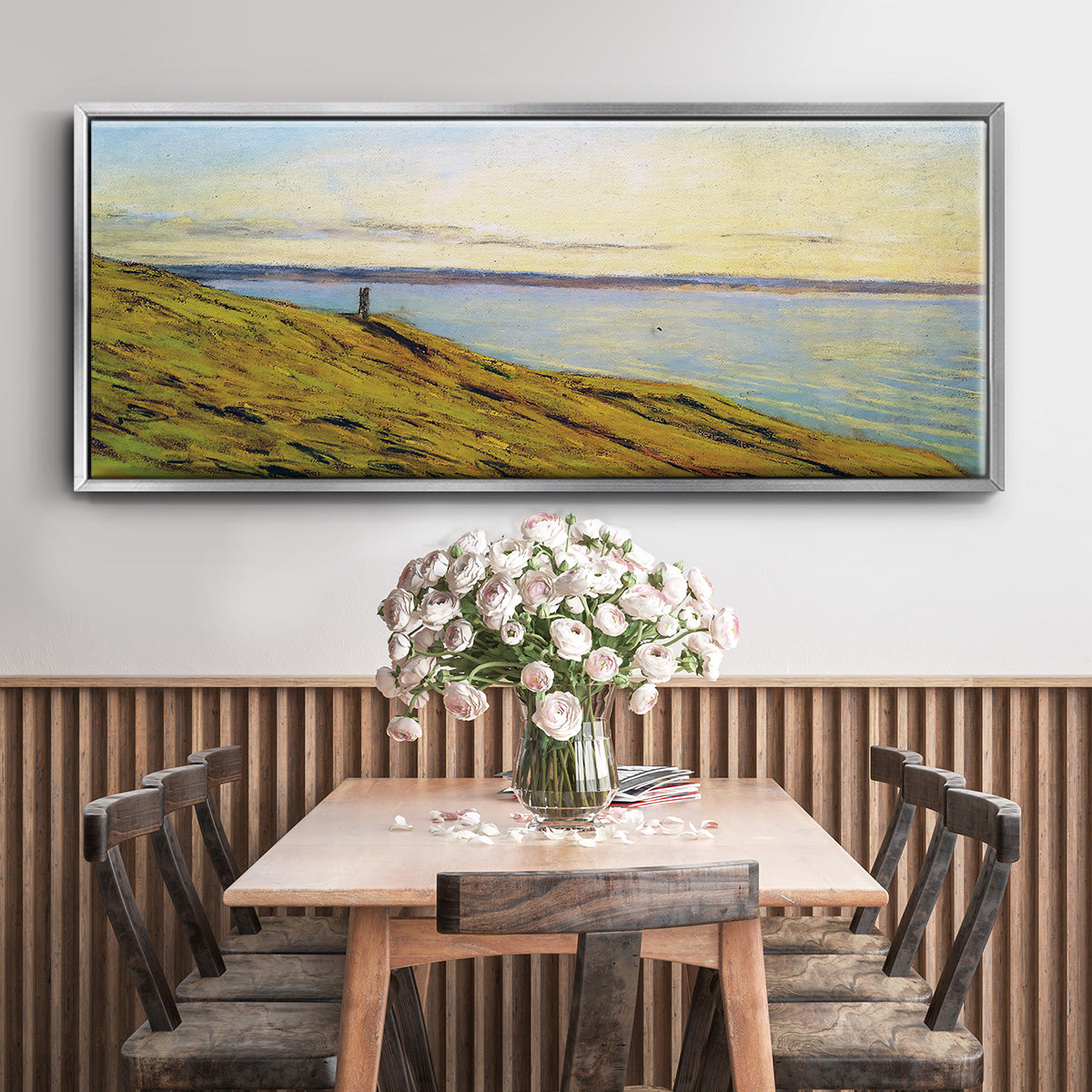 Sainte-Adresse, View Across the Estuary - Floater Framed Canvas Print