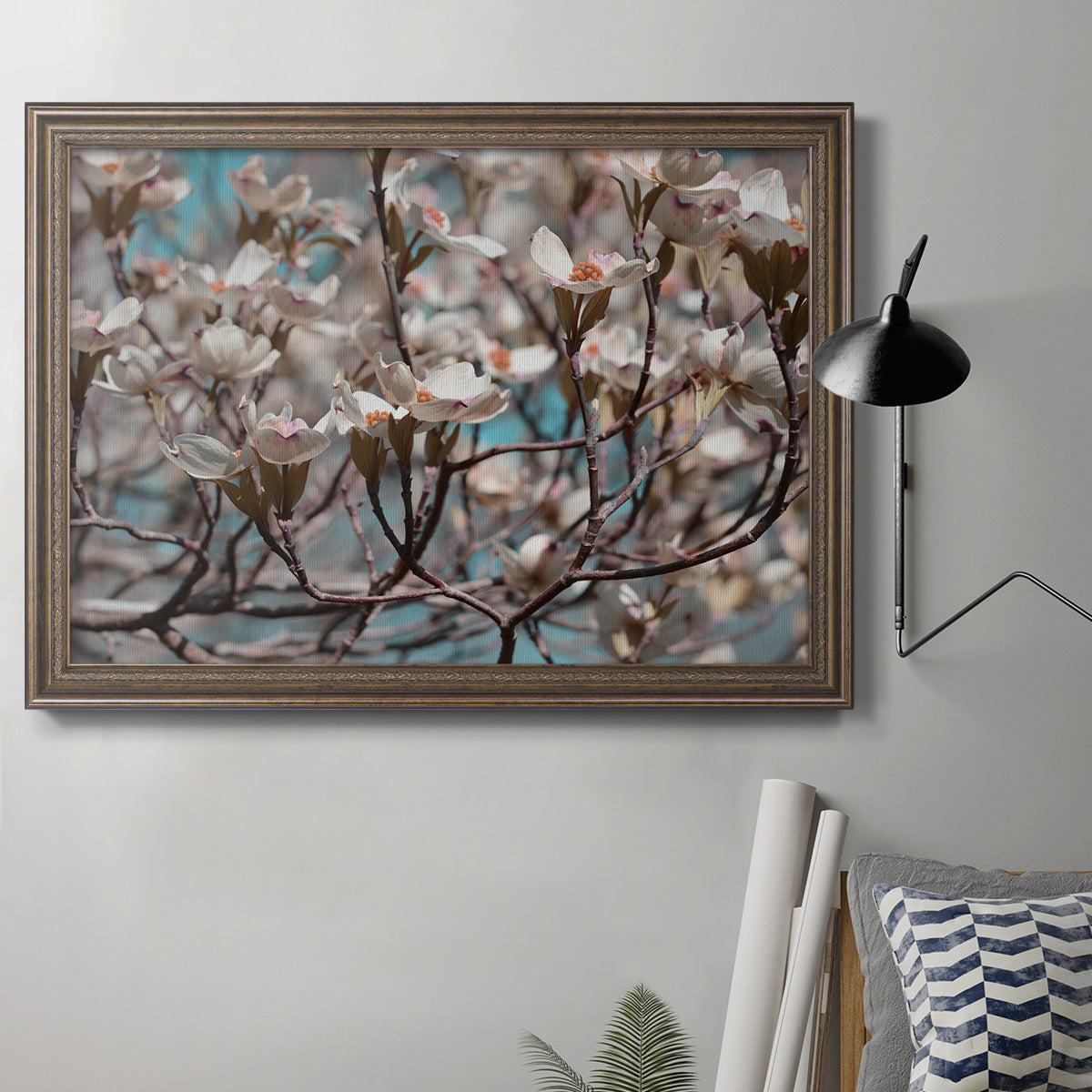 Dogwood Spring I Premium Framed Canvas- Ready to Hang