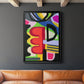 Bold Shape Shift I - Modern Framed Canvas Print