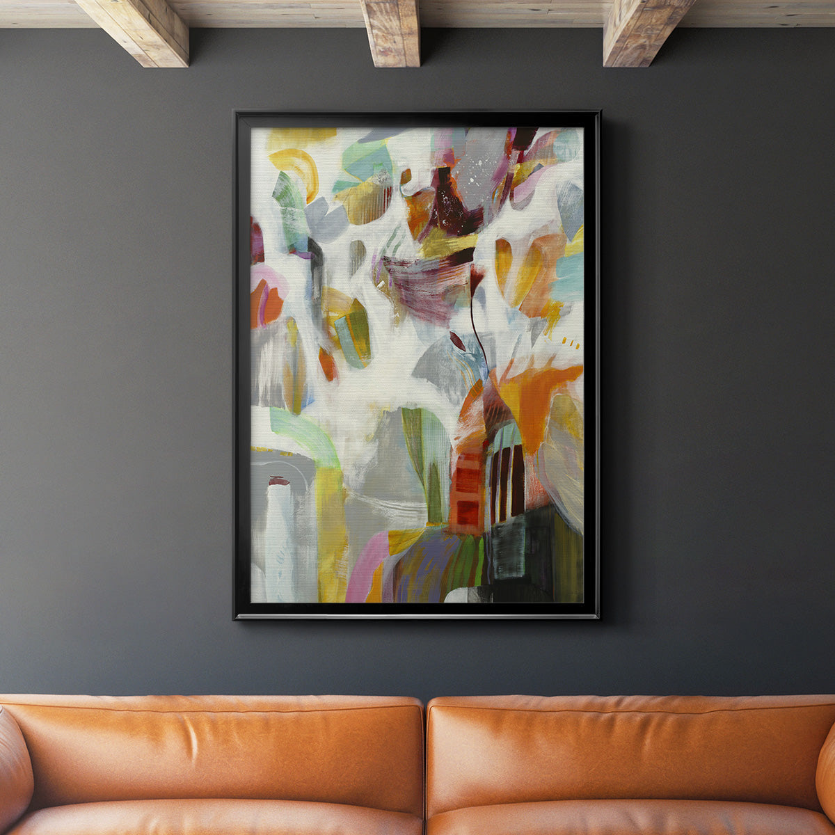 Renewal - Modern Framed Canvas Print