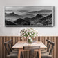 Mountains of the Great Wall - Floater Framed Canvas Print