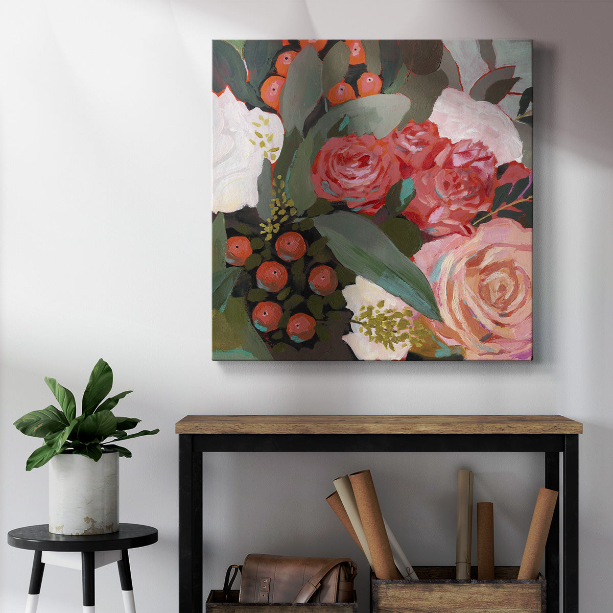 Eucalyptus Bouquet I - Canvas Art Print